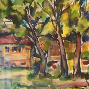 Двора на читалището