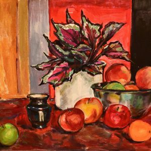 Натюрморт с бегония